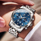 Reloj de cuarzo multifuncional para hombre