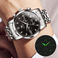 Reloj de cuarzo multifuncional para hombre