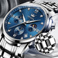 Reloj de cuarzo multifuncional para hombre