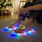 Zapatillas de dibujos animados con luces LED