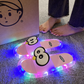 Zapatillas de dibujos animados con luces LED