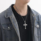 Collar Cruz del Padrenuestro para Hombre