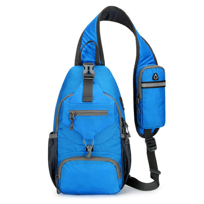 Bolso bandolera tipo sling para hombre, ideal para actividades al aire libre