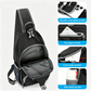 Bolso bandolera tipo sling para hombre, ideal para actividades al aire libre
