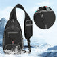 Bolso bandolera tipo sling para hombre, ideal para actividades al aire libre