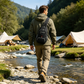 Bolso bandolera tipo sling para hombre, ideal para actividades al aire libre