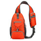 Bolso bandolera tipo sling para hombre, ideal para actividades al aire libre
