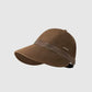 🧢 Sombrero de ala ancha para mujer ✅ Con abertura para la coleta y protección UV | Gorra de béisbol ligera para actividades al aire libre ☀️