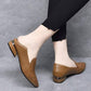 Zapatos de tacón bajo y grueso para mujer