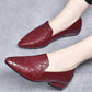 Zapatos de tacón bajo y grueso para mujer