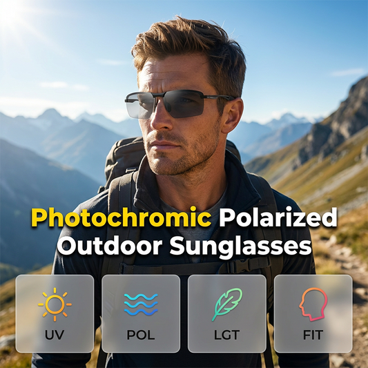 Gafas de sol polarizadas fotocromáticas para exteriores