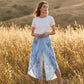 ⏳🔥¡50 % DE DESCUENTO POR TIEMPO LIMITADO! 🌞Pantalones de mujer de corte ancho y cintura alta con estampado floral