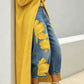 Jeans de Pierna Ancha con Flores Artísticas para Mujer