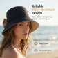 Mujeres Bowknot ancho borde sombrero protector del sol