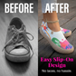 Tenis Cómodos para Mujer, Estilo Slip-On Ligero y Transpirable para Caminar