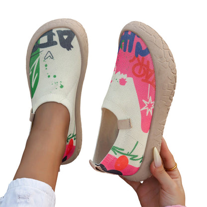 Tenis Cómodos para Mujer, Estilo Slip-On Ligero y Transpirable para Caminar