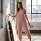 Jumpsuit Casual de Rayas para Dama con Tirantes Delgados
