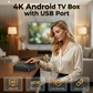 🎁¡Oferta imperdible! 50% de descuento en Android TV Box con Bluetooth.