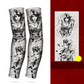 Manga refrescante para tatuajes, transpirable y con protección solar.