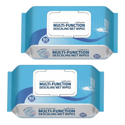 🛁💥 Toallitas Desincrustantes Baño – Elimina Cal, Jabón y Sarro Sin Esfuerzo, Multifunción y Rápidas ✨🧻