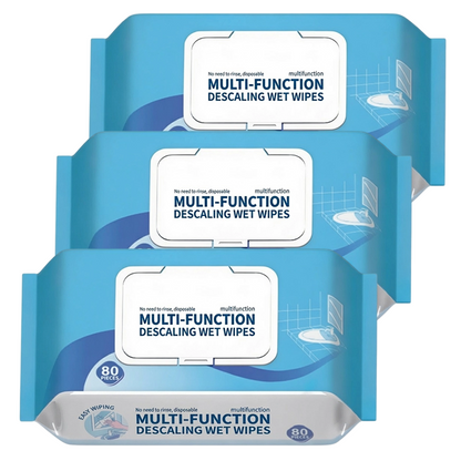 🛁💥 Toallitas Desincrustantes Baño – Elimina Cal, Jabón y Sarro Sin Esfuerzo, Multifunción y Rápidas ✨🧻