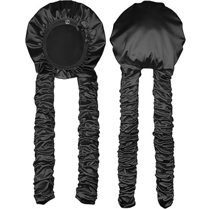 Gorro de satén rizador sin calor para dormir