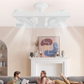 Ventilador de techo LED moderno 2 en 1 con luz