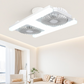 Ventilador de techo LED moderno 2 en 1 con luz