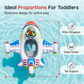 Flotador inflable con forma de avión para piscina para niños