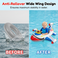 Flotador inflable con forma de avión para piscina para niños