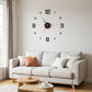 Juego de Reloj de Pared Acrílico Luminoso 3D DIY