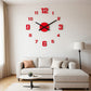 Juego de Reloj de Pared Acrílico Luminoso 3D DIY