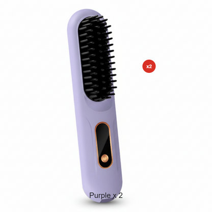 Peine alisador de cabello inalámbrico portátil