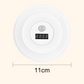 Luz nocturna inteligente LED con reloj y sensor de movimiento