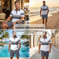 Conjunto de dos piezas para hombre: camisa y pantalones cortos