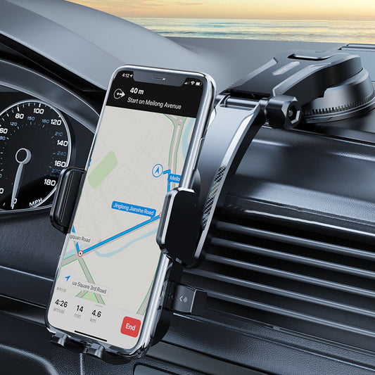 🚗 Soporte de teléfono multifuncional para coche con ventosa 📱
