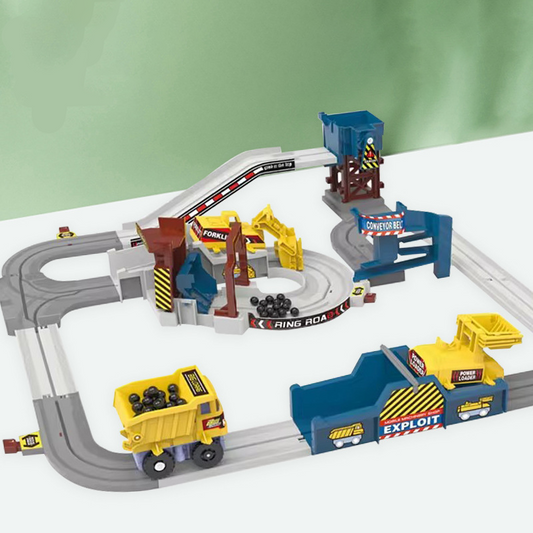 🚂⛏️ Tren Eléctrico Mina Interactivo – Rieles, Luces y Aventura sin Fin para Niños 🏔️✨
