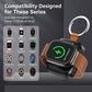 ⌚🔋 Batería externa para reloj inteligente: cargador inalámbrico, 1200 mAh, ¡compacta y elegante!