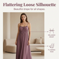 Vestido de tirantes finos con cordón ajustable para mujer