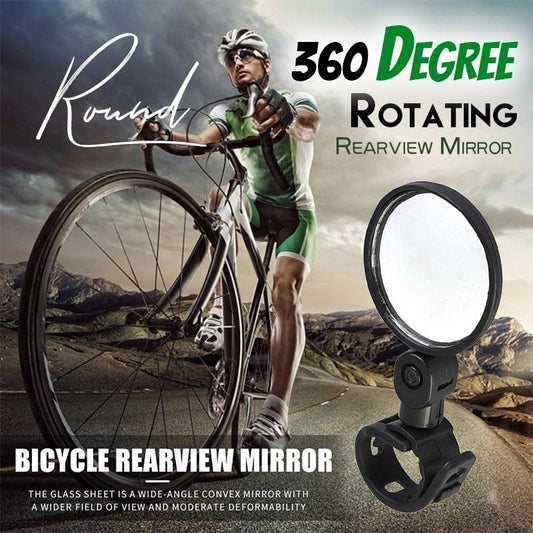 🚴‍♂️🔎 Espejo Retrovisor 360° – Giro Total, Visión Amplia y Máxima Seguridad para tu Bici 🚲🛡️