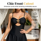 🌟🌊 Vestido de Baño con Estrella de Mar – Diseño Cutout, Favorecedor y Puro Encanto Veraniego 👙✨