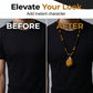 🔥50% DE DESCUENTO AHORA🦁Collar de cuentas de ojo de tigre natural para hombre: elegante joyería de piedra curativa energética para uso diario y para regalar.