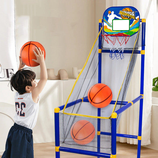 ⛹️ENVÍO GRATIS🚚💨Juego de baloncesto arcade interior para niños, incluye 4 pelotas 🏀