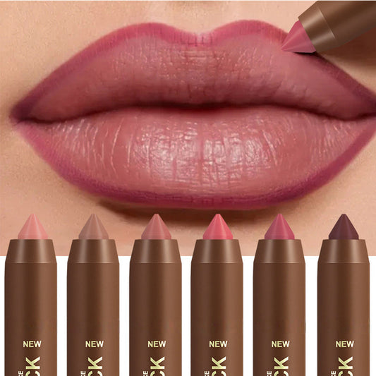💄✨ Lápiz Labial Mate de Larga Duración – Color Intenso que No se Borra, Acabado Terciopelo y Comodidad Todo el Día 💋⏰