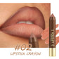 💄✨ Lápiz Labial Mate de Larga Duración – Color Intenso que No se Borra, Acabado Terciopelo y Comodidad Todo el Día 💋⏰