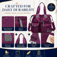 👜💧 Bolso Tote Impermeable Mujer – Gran Capacidad, Protege tus Cosas de la Lluvia y Listo para Todo 🌧️✨