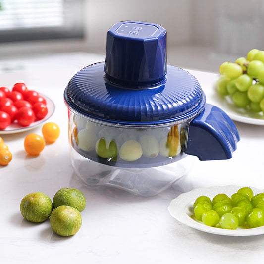 🍎⚡ Pelador Automático 6 Cuchillas – Expulsión en Un Toque, Pela Manzanas, Peras y Patatas en Segundos 🥔✨