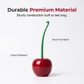 🍒✨ Escobilla de Baño Forma Cereza – Diseño Creativo, Limpieza Profunda y Decoración Divertida para tu WC 🛁💕