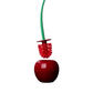 🍒✨ Escobilla de Baño Forma Cereza – Diseño Creativo, Limpieza Profunda y Decoración Divertida para tu WC 🛁💕