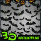 🦇✨ Set Pegatinas 3D Murciélagos Halloween – Efecto Realista, Adornos Espeluznantes para Paredes, Ventanas y Fiestas de Miedo 🎃👻